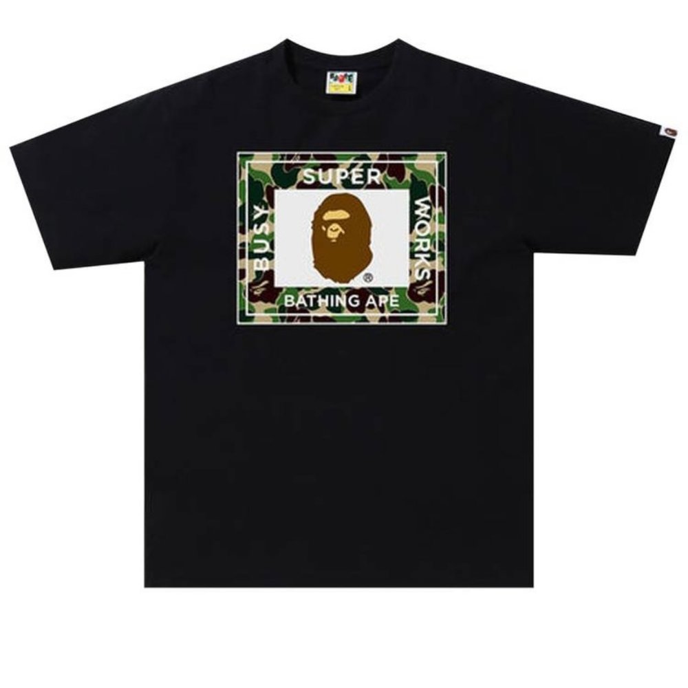 A BATHING APE® MEN ABC Camo Super Busy Works Tee